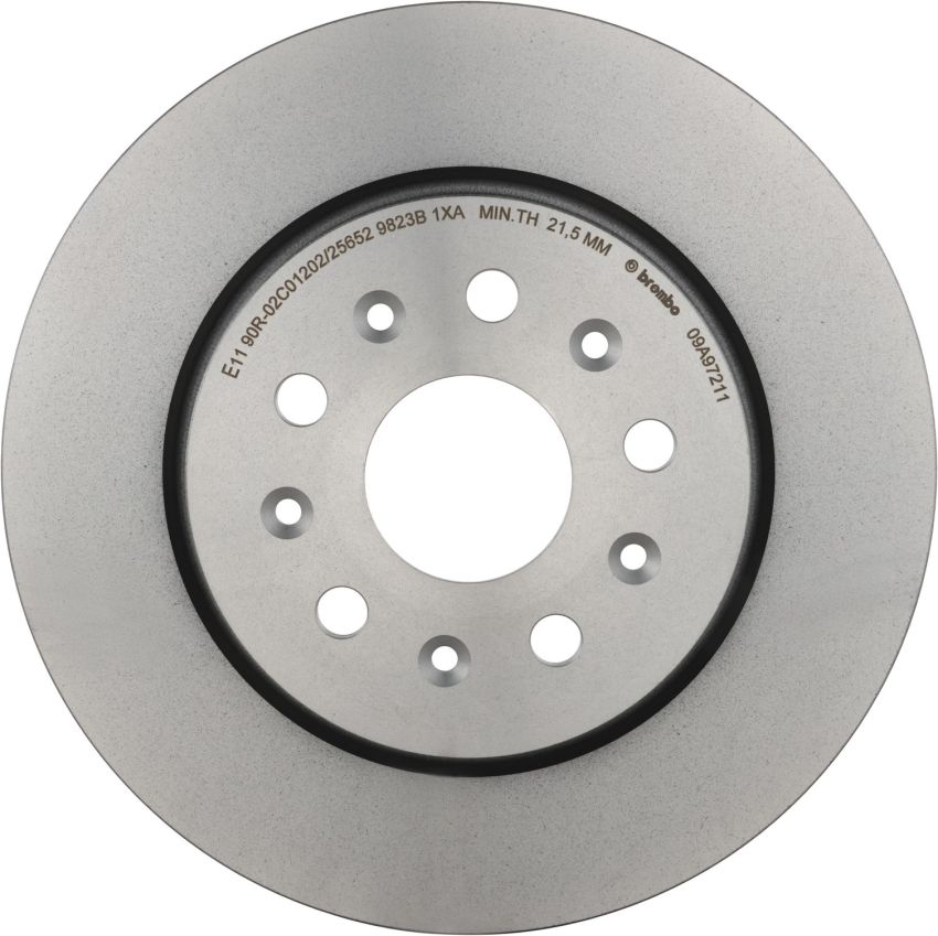 Brembo 09.A972.11 Premium Coated Vented Brake Rotor