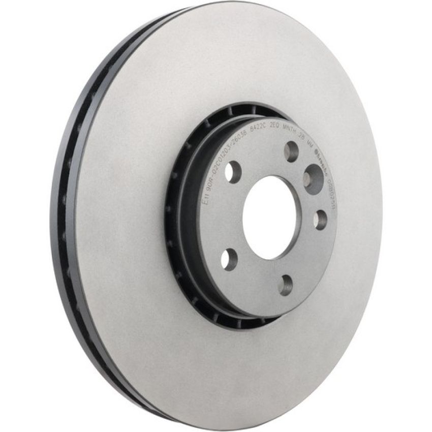 Brembo 09.B025.11 Premium Coated Vented Brake Rotor