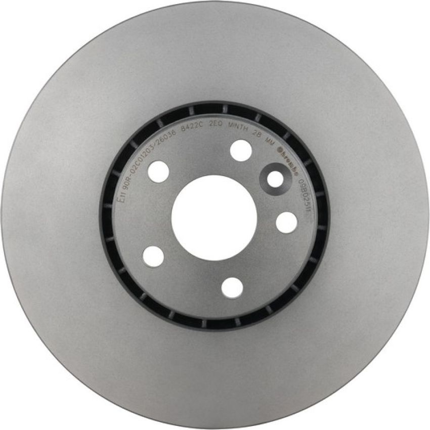 Brembo 09.B025.11 Premium Coated Vented Brake Rotor