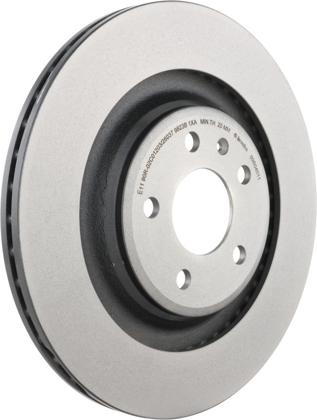 Brembo KT00622 Brembo ceramic brake pad and UV coated vented  brake disc kit