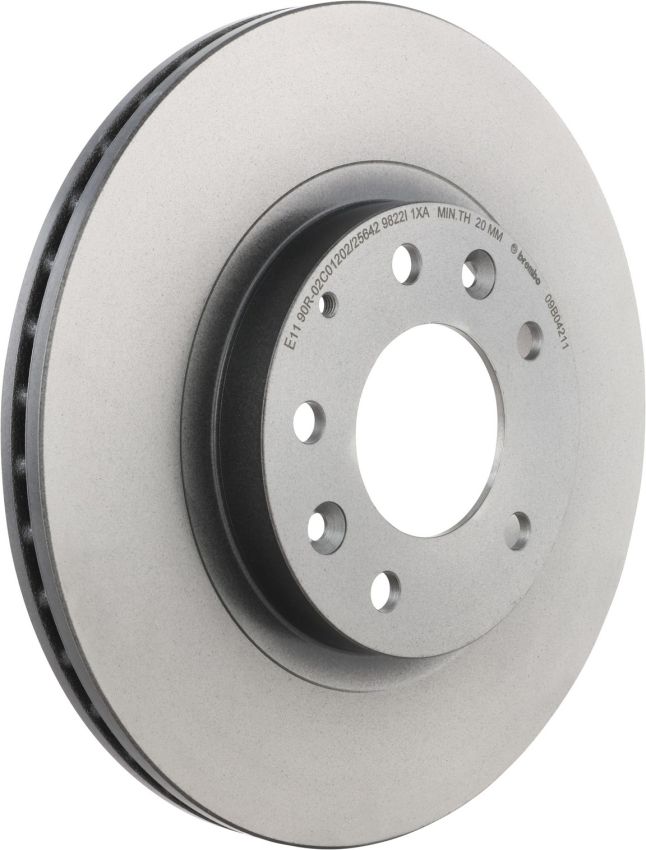 Brembo 09.B042.11 Premium Coated Vented Brake Rotor