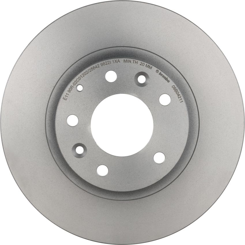 Brembo 09.B042.11 Premium Coated Vented Brake Rotor