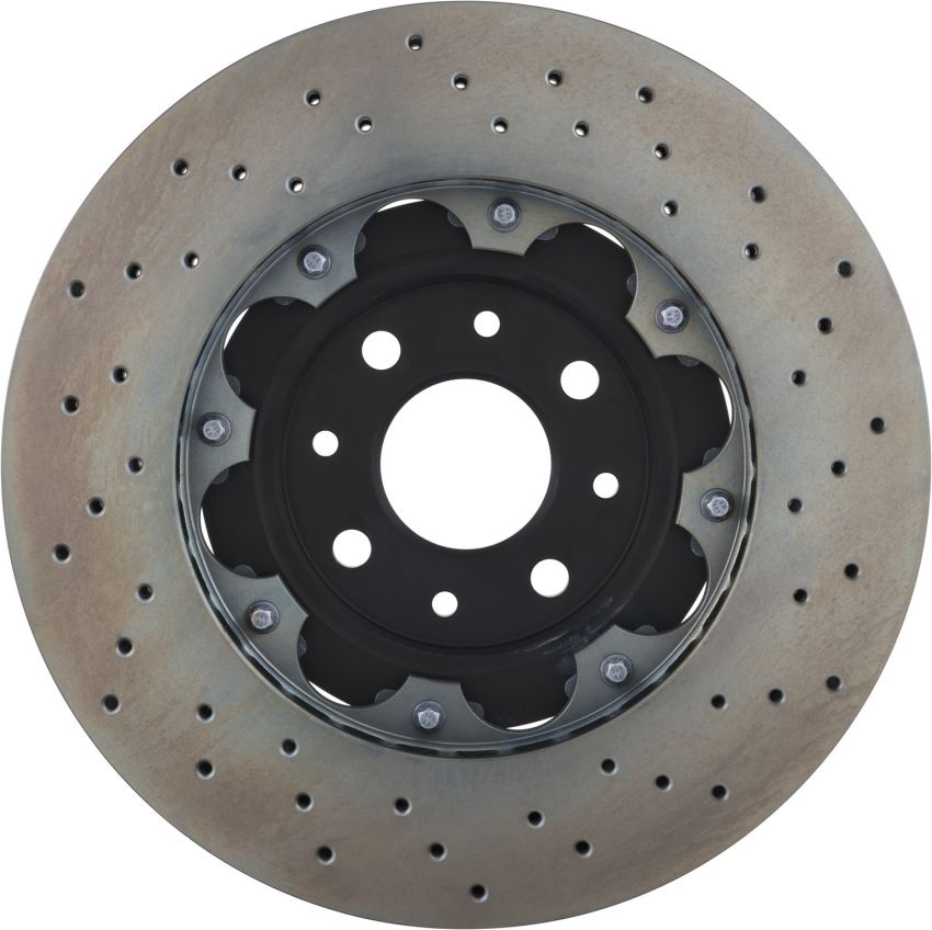 Brembo KT00937 Brembo ceramic brake pad and floating PVT drilled brake disc kit