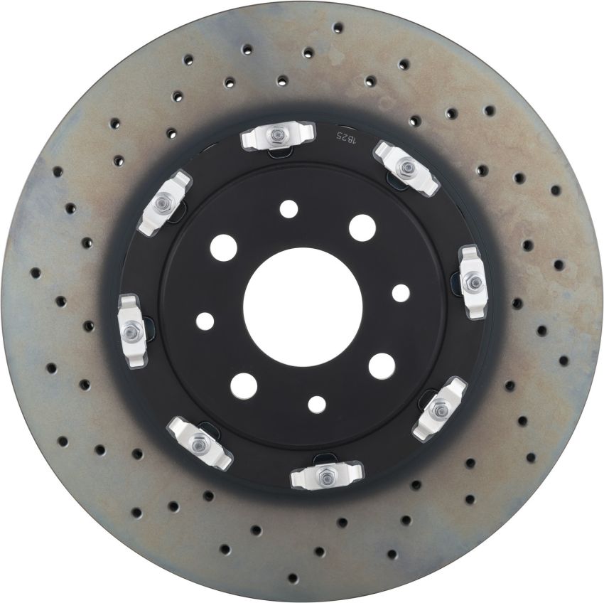 Brembo KT00937 Brembo ceramic brake pad and floating PVT drilled brake disc kit
