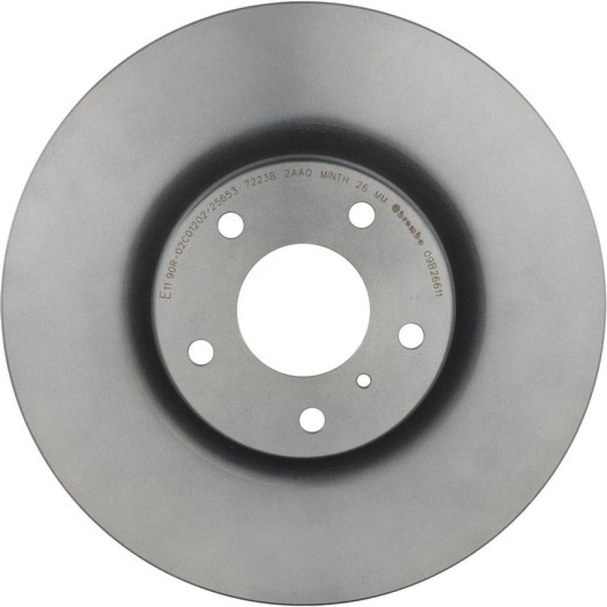 Brembo 09.B266.11 Premium Coated Vented Brake Rotor