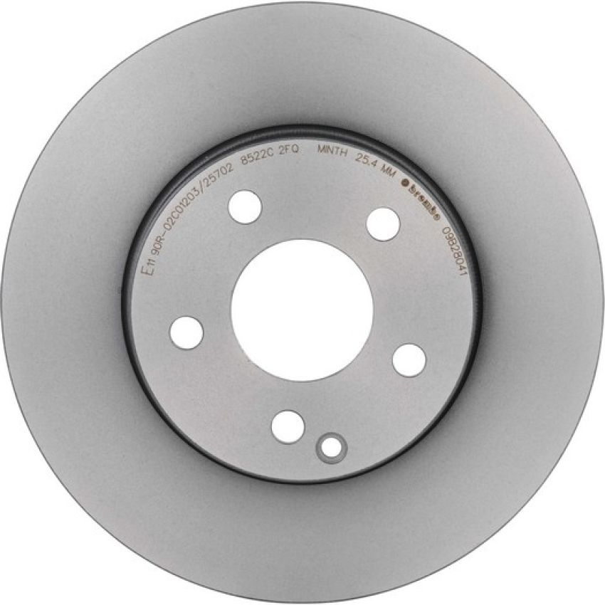 Brembo 09.B280.41 Premium Coated Vented Brake Rotor