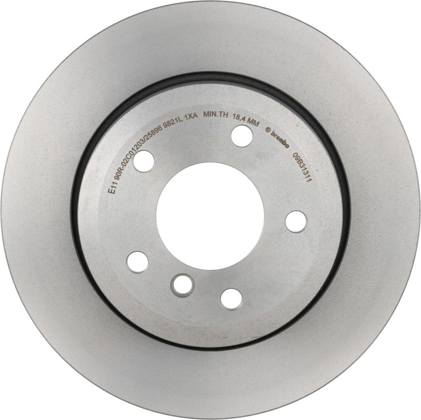 Brembo 09.B313.11 Premium Coated Vented Brake Rotor