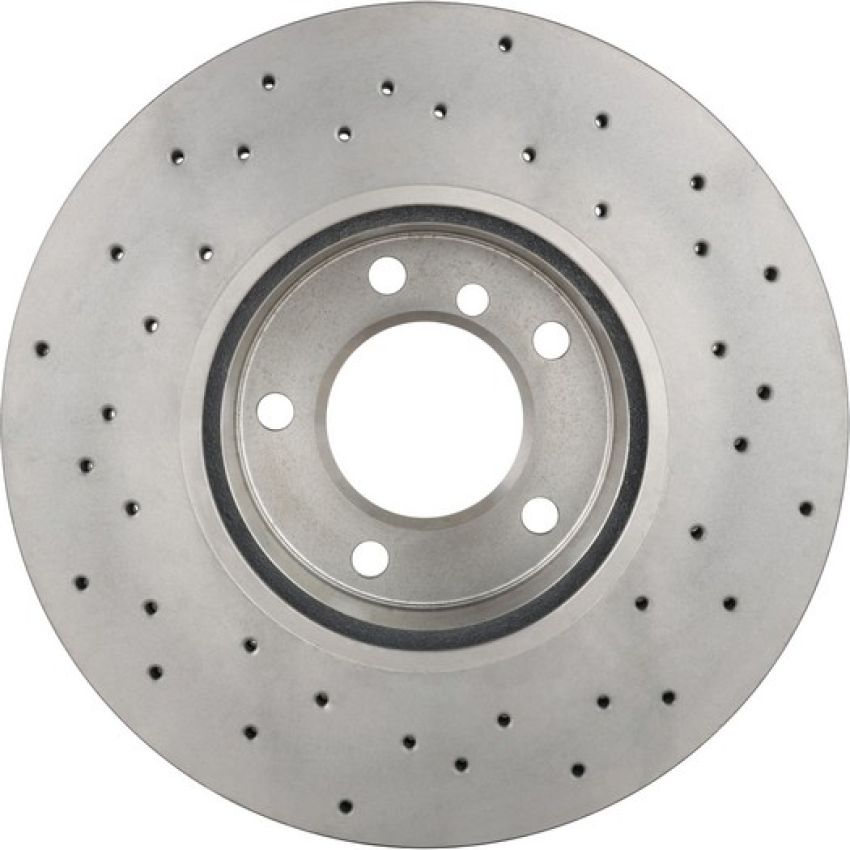 Brembo 09.B337.2X Premium UV Coated Xtra Cross Drilled Brake Rotor