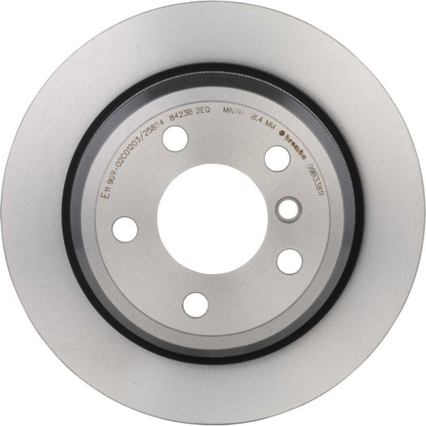 Brembo KT04423 Brembo low-met brake pad and UV coated vented  brake disc kit