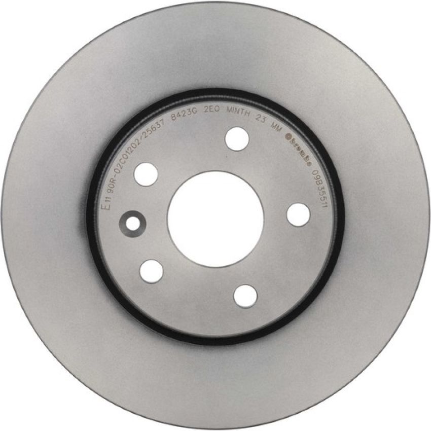 Brembo 09.B355.11 Premium Coated Vented Brake Rotor