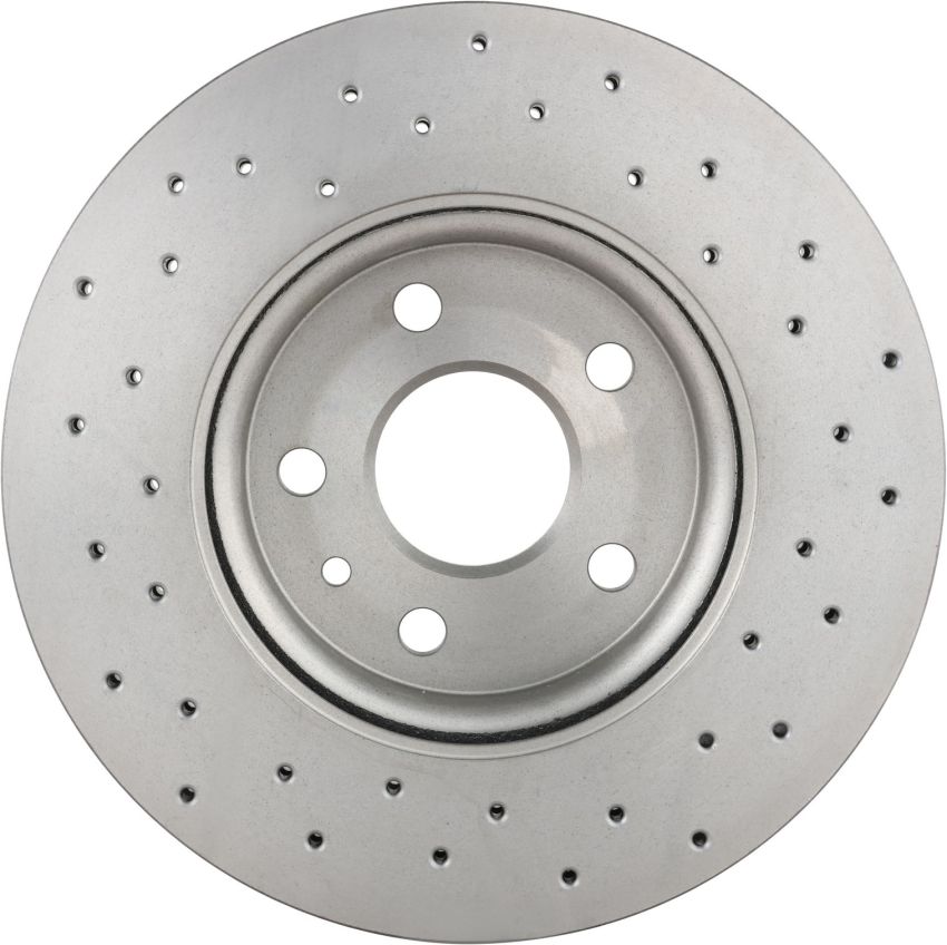Brembo 09.B355.1X Premium UV Coated Xtra Cross Drilled Brake Rotor