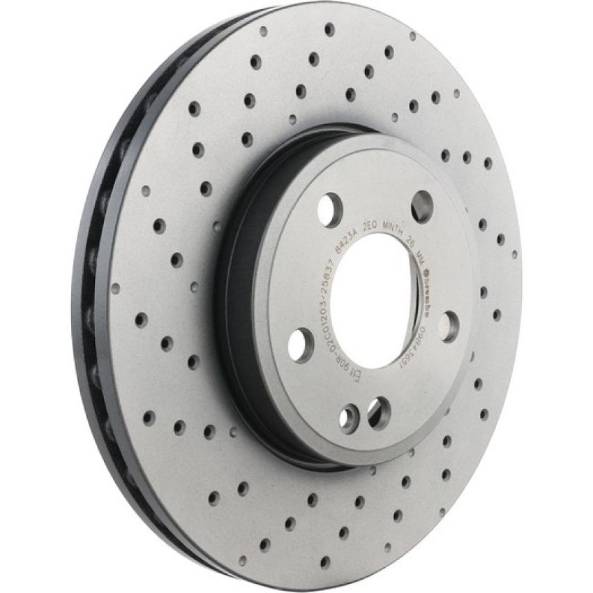 Brembo 09.B436.51 Premium UV Coated Front Brake Rotor