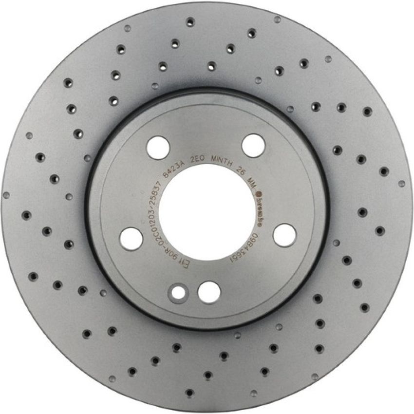 Brembo 09.B436.51 Premium UV Coated Front Brake Rotor