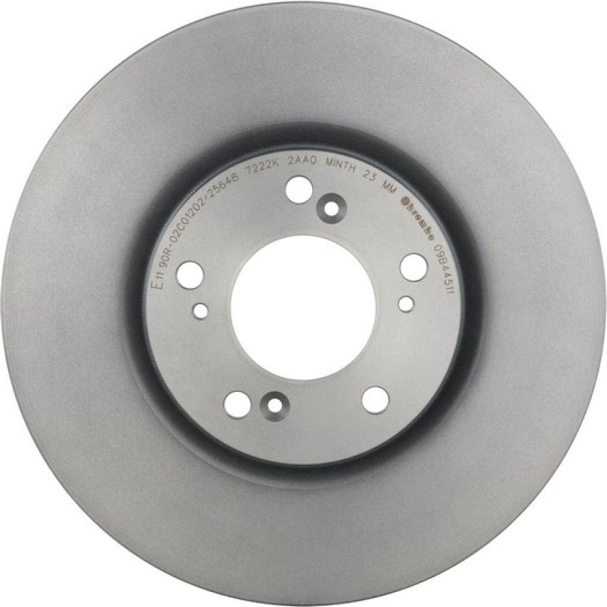 Brembo KT00600 Brembo ceramic brake pad and UV coated vented  brake disc kit