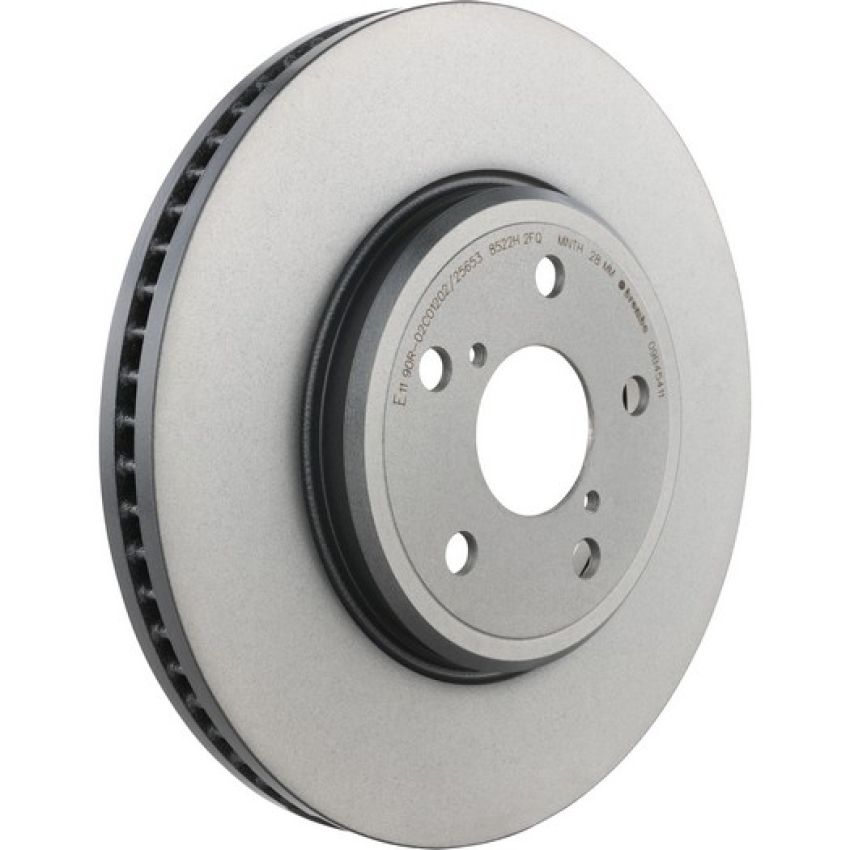 Brembo KT00B18 Brembo ceramic brake pad and UV coated vented  brake disc kit