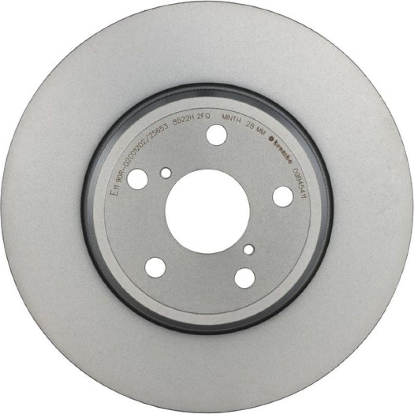 Brembo KT00B18 Brembo ceramic brake pad and UV coated vented  brake disc kit