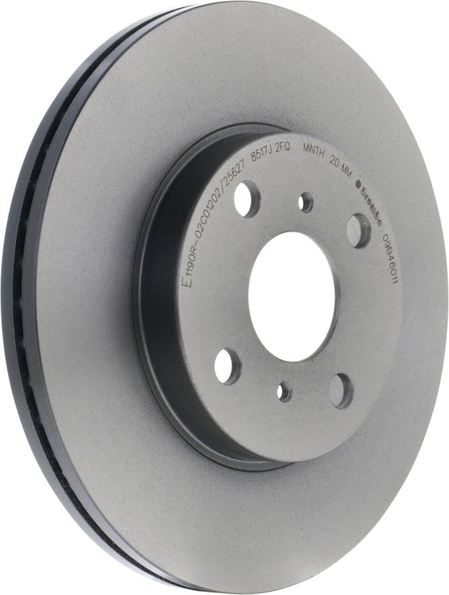 Brembo 09.B460.11 Premium Coated Vented Brake Rotor