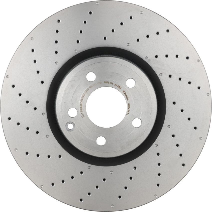 Brembo 09.B474.11 Premium Coated Vented Brake Rotor