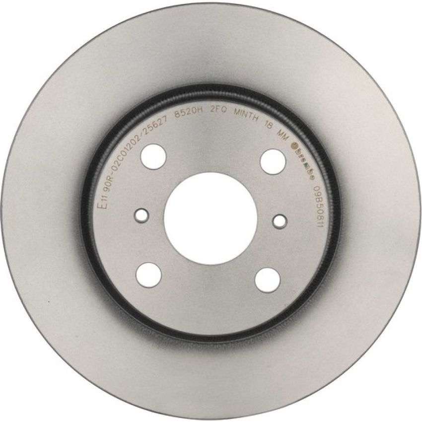 Brembo 09.B508.11 Premium Coated Vented Brake Rotor