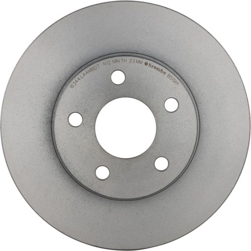 Brembo 09.B519.11 Premium Coated Vented Brake Rotor