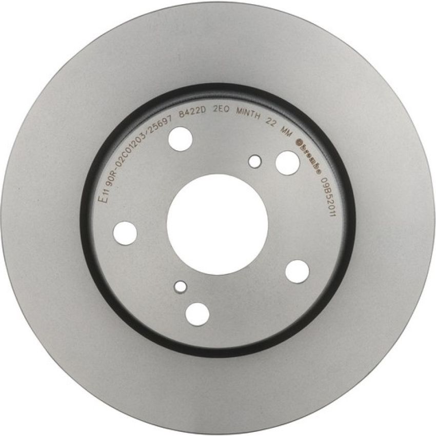 Brembo 09.B520.11 Premium Coated Vented Brake Rotor