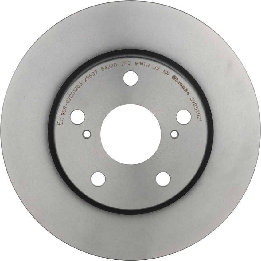 Brembo 09.B520.21 Premium Coated Vented Brake Rotor
