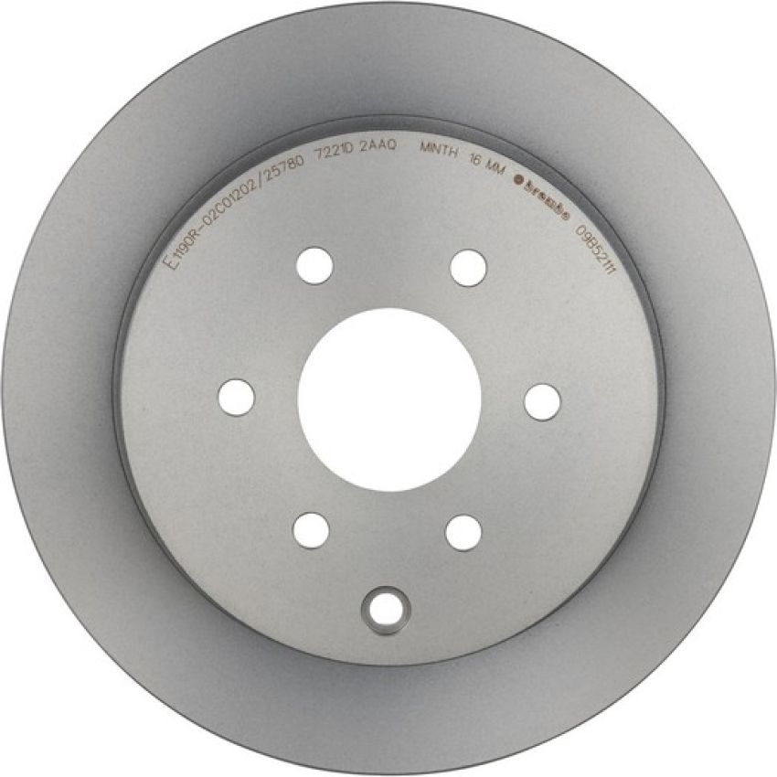 Brembo 09.B521.11 Premium Coated Vented Brake Rotor