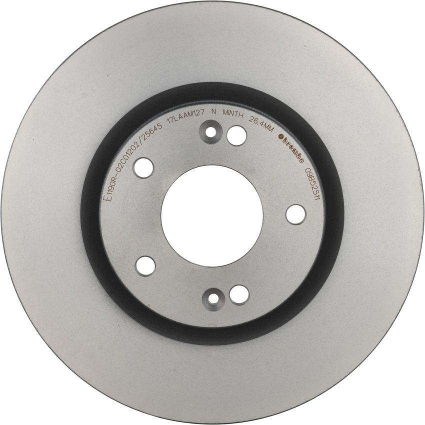 Brembo 09.B525.11 Premium Coated Vented Brake Rotor