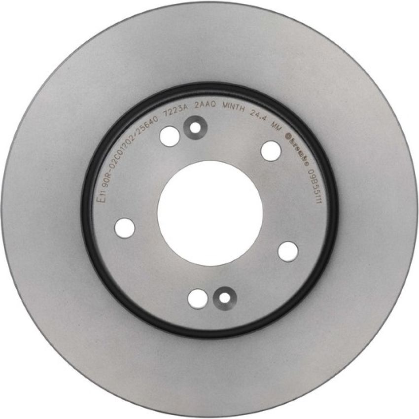 Brembo KT00916 Brembo ceramic brake pad and UV coated vented  brake disc kit