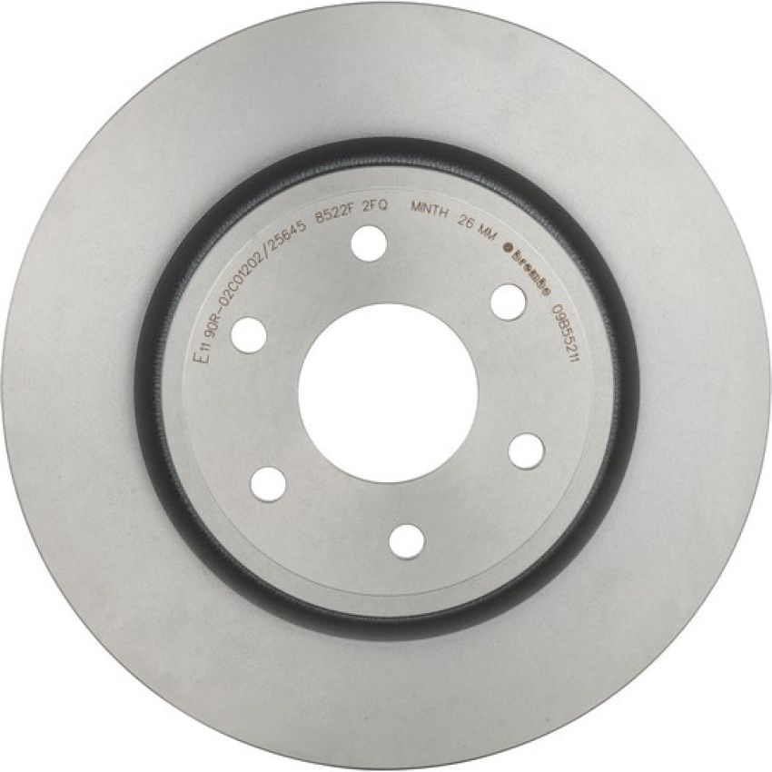 Brembo 09.B552.11 Premium Coated Vented Brake Rotor