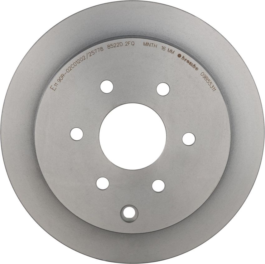 Brembo 09.B553.11 Premium Coated Vented Brake Rotor