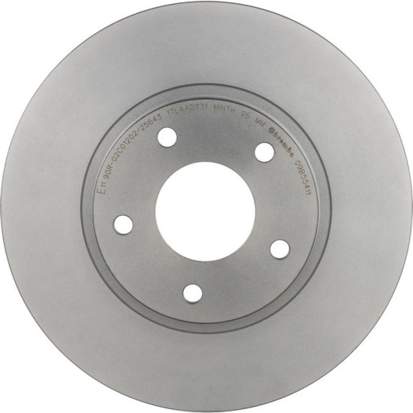 Brembo 09.B554.11 Premium Coated Vented Brake Rotor
