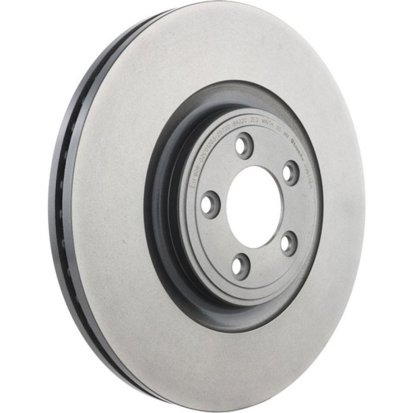 Brembo KT00721 Brembo ceramic brake pad and UV coated vented  brake disc kit
