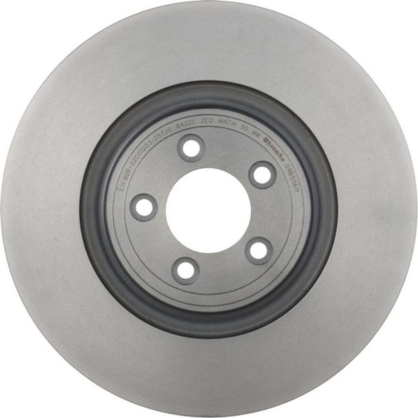 Brembo KT00721 Brembo ceramic brake pad and UV coated vented  brake disc kit