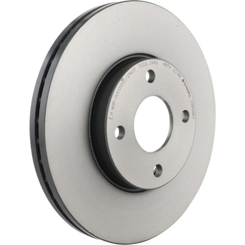 Brembo KT00940 Brembo ceramic brake pad and UV coated vented  brake disc kit