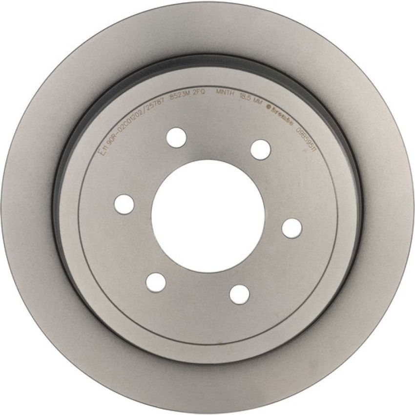 Brembo 09.B595.11 Premium Coated Vented Brake Rotor