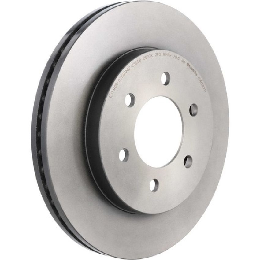 Brembo KT00543 Brembo ceramic brake pad and UV coated vented  brake disc kit