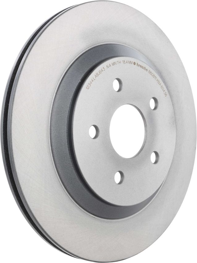 Brembo 09.B608.11 Premium Coated Vented Brake Rotor