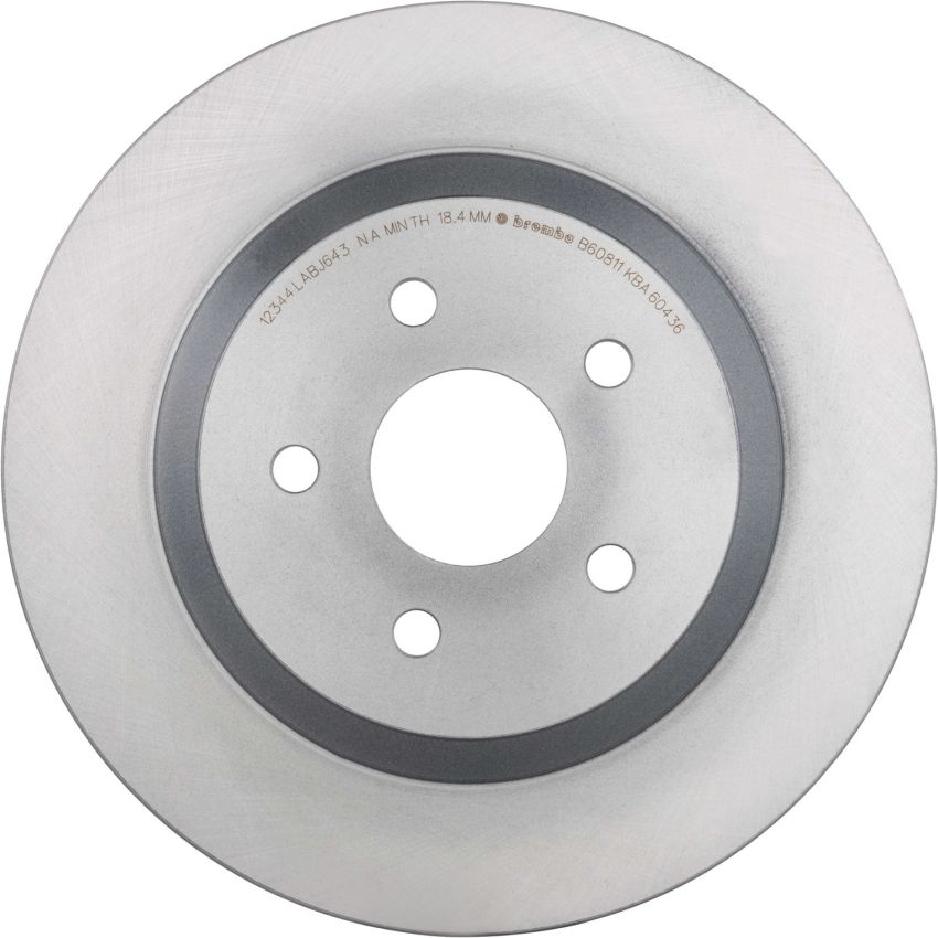 Brembo 09.B608.11 Premium Coated Vented Brake Rotor
