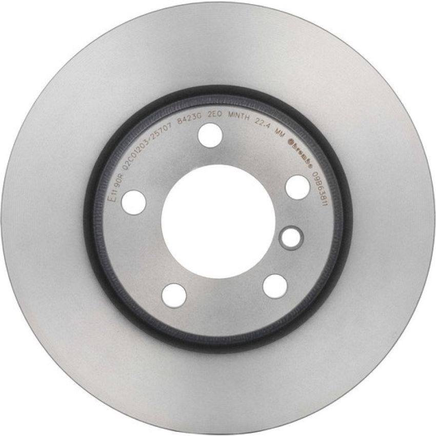 Brembo 09.B638.11 Premium Coated Vented Brake Rotor