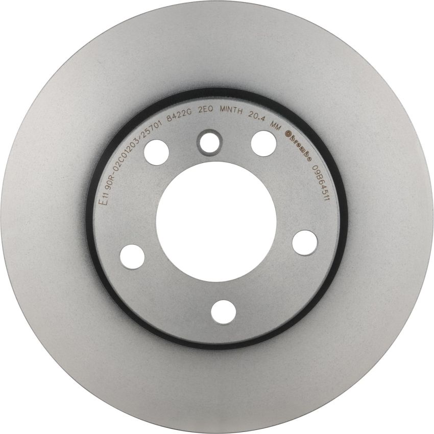Brembo 09.B645.11 Premium Coated Vented Brake Rotor