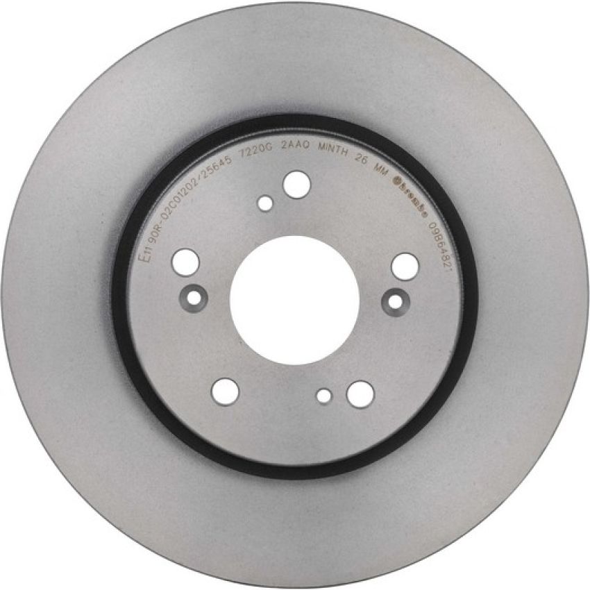 Brembo 09.B648.21 Premium Coated Vented Brake Rotor