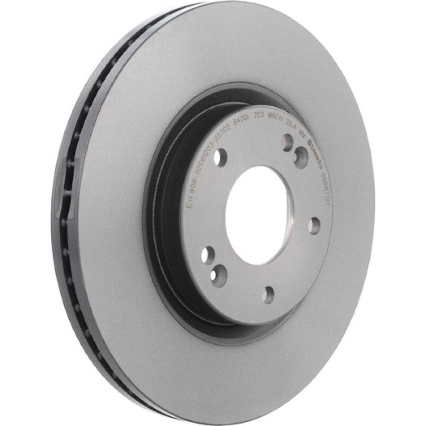 Brembo 09.B671.21 Premium Coated Vented Brake Rotor