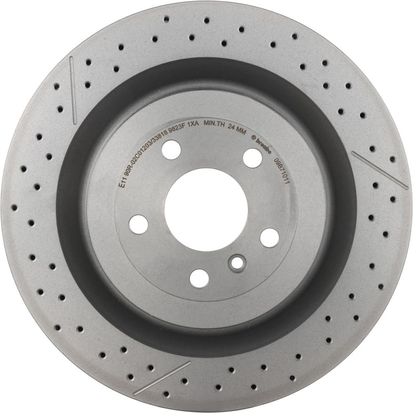 Brembo 09.B710.11 Premium Coated Vented Brake Rotor