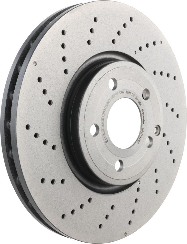 Brembo 09.B742.51 Premium UV Coated Front Brake Rotor
