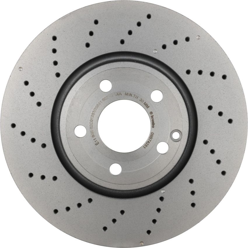 Brembo 09.B742.51 Premium UV Coated Front Brake Rotor