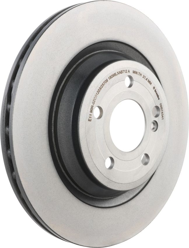 Brembo 09.B743.41 Premium Coated Vented Brake Rotor