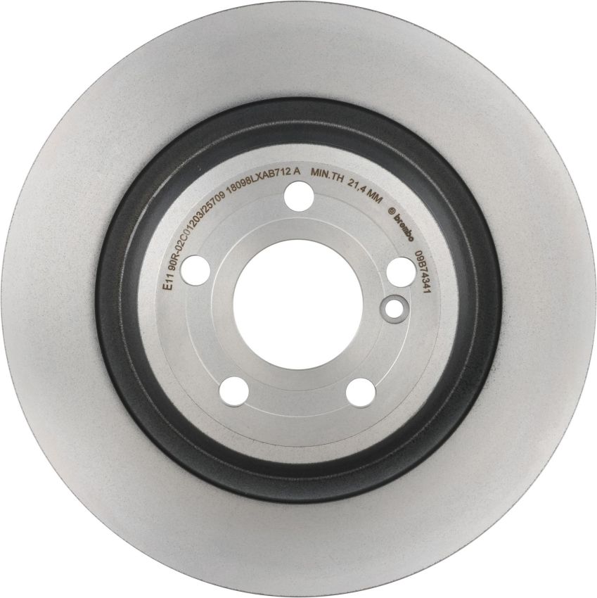 Brembo 09.B743.41 Premium Coated Vented Brake Rotor