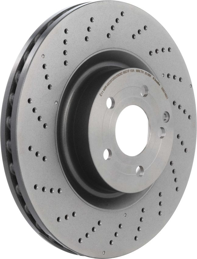 Brembo 09.B746.51 Premium UV Coated Front Brake Rotor