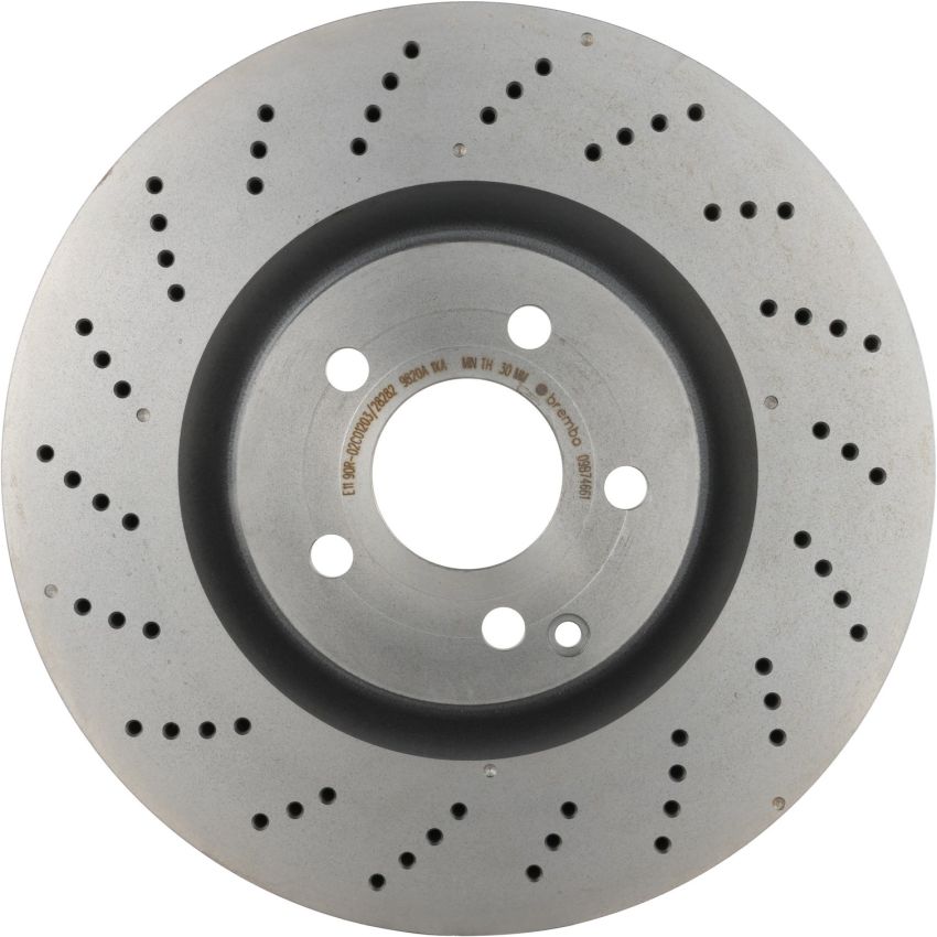 Brembo 09.B746.61 Premium UV Coated Front Brake Rotor